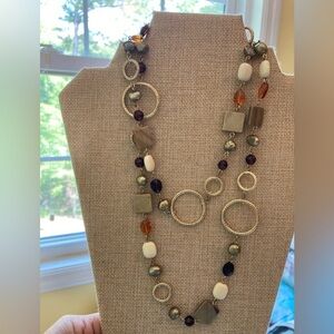 Lia Sophia Beaded‎ 38” Long Necklace